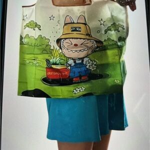 Labubu large tote with inside pocket